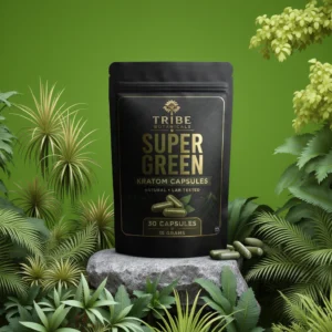 powder Super Green Kratom Capsule