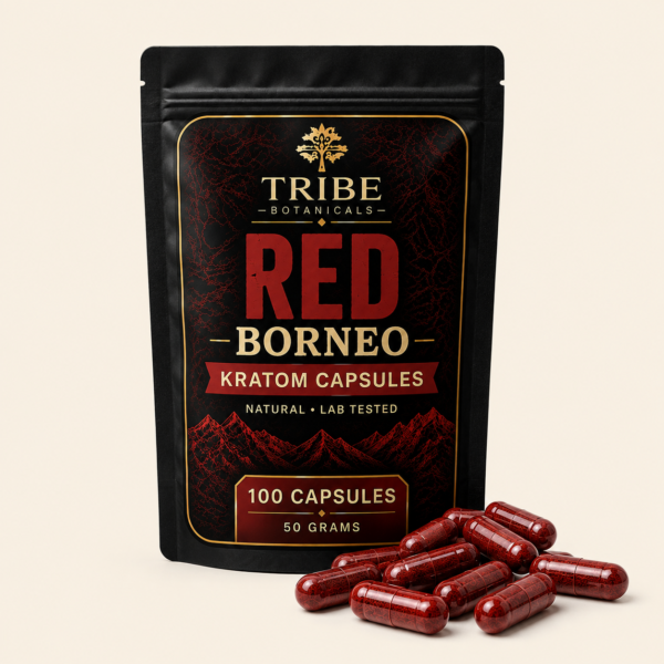 Red Borneo Kratom Capsules - 100ct Red Borneo Kratom Capsules - 100ct