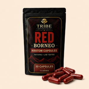 Red Borneo Kratom Capsules - 30ct Red Borneo Kratom Capsules - 30ct