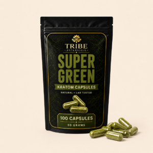 Super Green Kratom Capsules - 100ct Super Green Kratom Capsules - 100ct